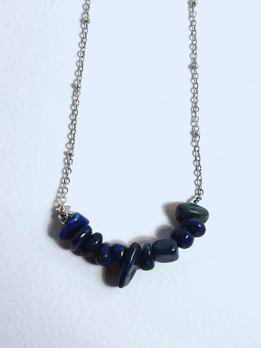 Lapis Lazuli Crystal Healing Necklace - Stellify