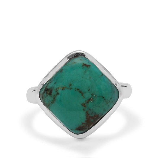 Sterling Silver 6ct Lhasa Turquoise Ring - Stellify