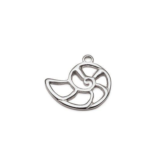 Sterling Silver Conch Shell Charm - Stellify