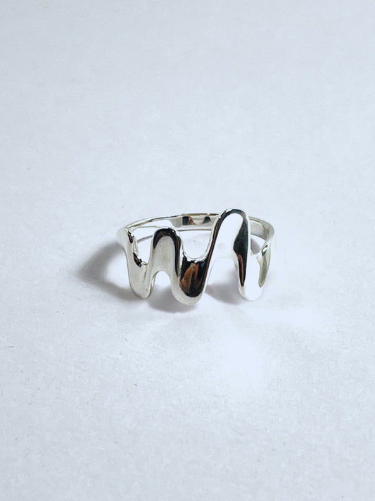 Sterling Silver Wave Ring - Stellify